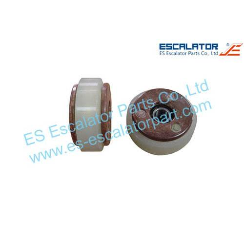 ES-MI004 Escalator Roller Ø 76mm x 35mm Bearing 6202-2RZ Use For MITSUBISHI