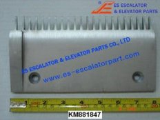 KM881847 Comb Plate LEFT EXTRU TOOTH ALUMINIUM