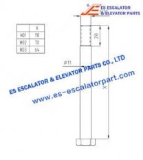 KM5226503H03 SCREW M10X64MM