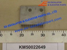 KM50022649 COMBPLATE 12 TEETH LEFT SIDE