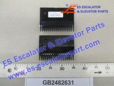 GB2482631 PLASTIC Comb Plate BLACK 18 TEETH Z1