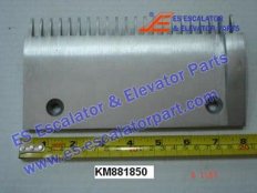 KM881850 Comb Plate RIGHT EXTRUDED TOOTH ALUMI