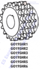 GO195HR4 Sprockets–Pulleys–Sheaves