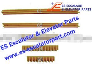 Escalator Part GO455G2 Step Demarcation, 506NCE, ABS, Right