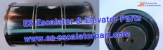 Elevator DAA266N CAR/CWT suspension pulley Gen2