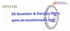 Escalator Parts 16011320 Handrail drive wheel
