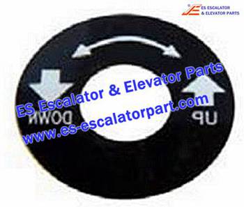 Escalator Parts 1737817600 up-down sign Use For FT820