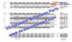 Escalator Parts Handrail drive chain
