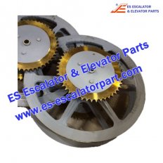 Escalator Parts 1709051000 Handrail drive wheel