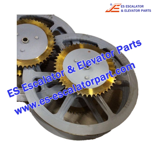Escalator Parts 1709051000 Handrail drive wheel