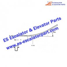 Escalator Parts GAA402BRN1 Handrail guide