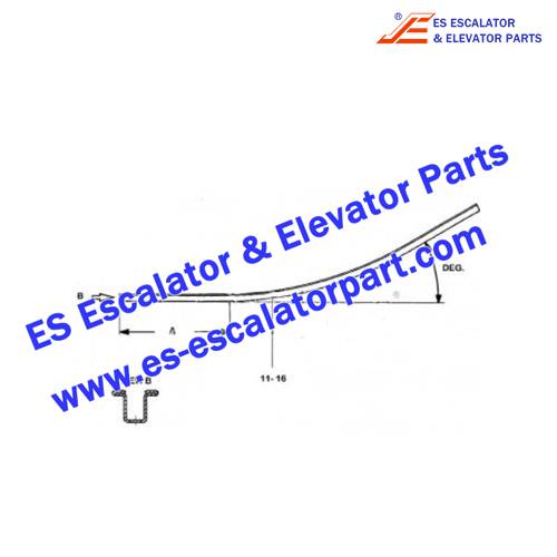 GAA402BRN5 Escalator Handrail Guide Use For OTIS