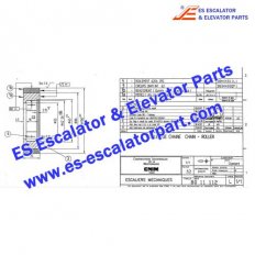 Escalator 8011112 Step chain roller