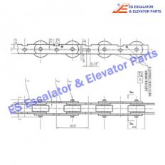 S650C902 180KN Chain with axle