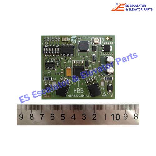 GBA25005D20 Elevator PCB Use For OTIS