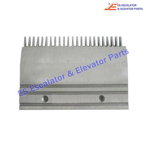 XAA453BJ6 Escalator Comb Plate  203.184x132.64mm Teeth Pitch:8.466 Hole Space:101.7 Teeth:24 Middle Use For Otis