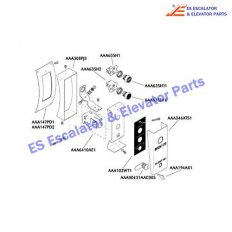 AAA635H2 Escalator Keyswitches Parts