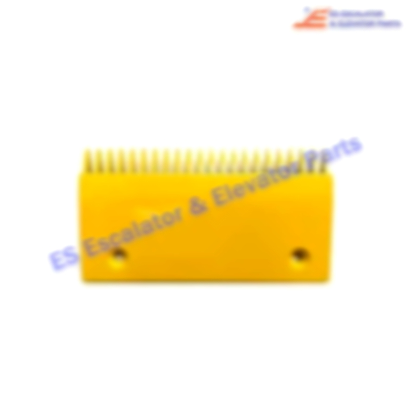 313283 Escalator Comb Plate Yellow, Center Aluminum