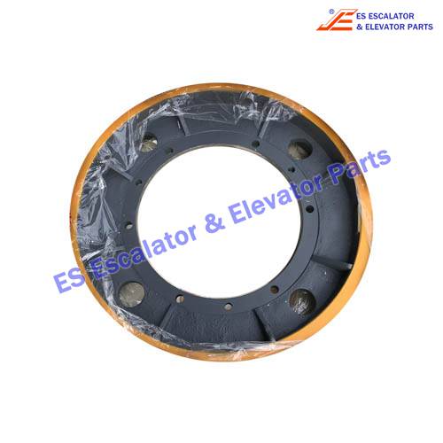 Elevator KM160048H02 TRACTION SHEAVE, D750 WIDTH 120, grooves: 7xD10 N1476 - 95º Use For KONE