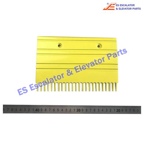 GAA453BM13-W Escalator Comb Plate yellow 24 tooth 206mm Use For OTIS