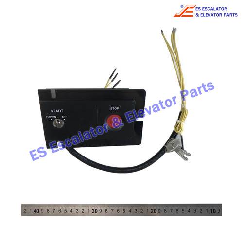 Escalator Inspection box with 1 switch and STOP push button