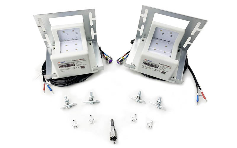 UVC handrail sterilization module