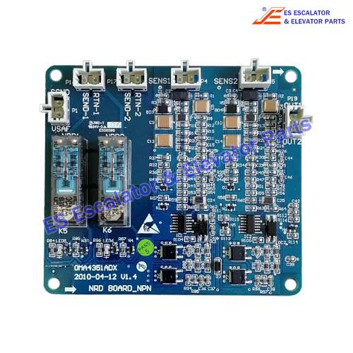 Escalator OMA4351ADX NRD Board NPN V1.4 Use For OTIS