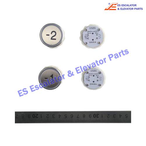 SM.04PB-A5 Escalator Button Stainless Steel Round Button Use For Fujitec