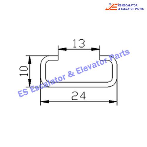 Escalator XAA50BF Track Use For XIZI OTIS