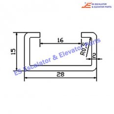 Escalator DSA3002045 Track