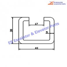 Escalator G050WG Track