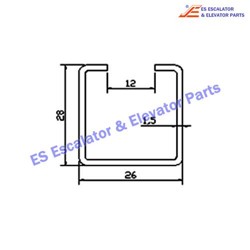 Escalator GAA50AMN Track Use For OTIS