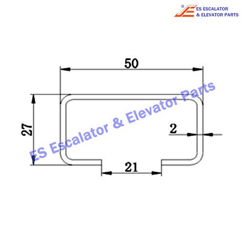 Escalator 5249179D10 Track Use For KONE