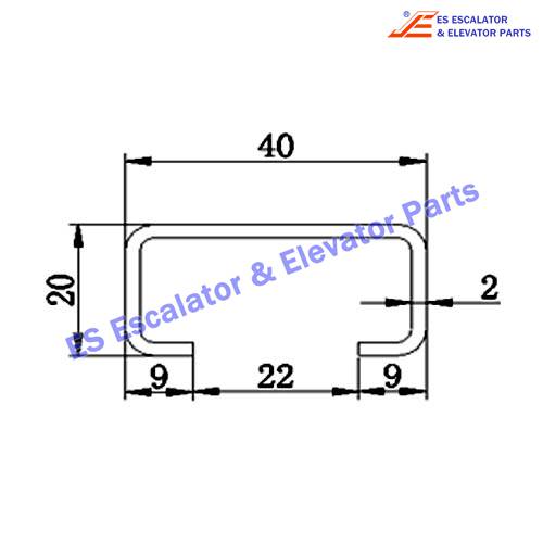 Escalator TGS-004 Track Use For FUJITEC