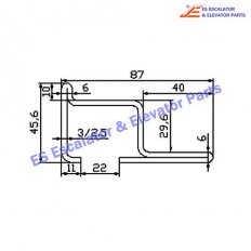 Escalator XAA50DC Track