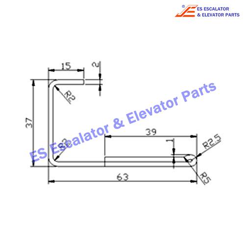 Escalator 13522847 Track Use For HITACHI