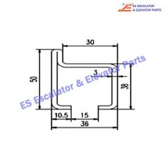 Escalator G050WJ-F8N90235 Track