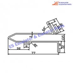 Escalator 61-G06-0S-2 Track