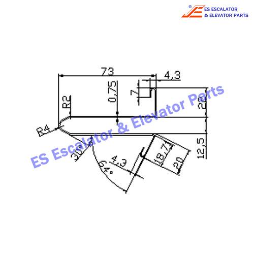 Escalator DSA2002189 Track Use For LG/SIGMA