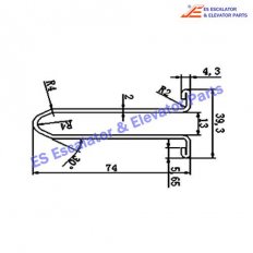 Escalator XAA50CG-1 Track