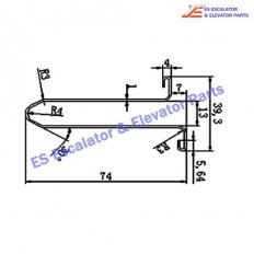 Escalator XAA50CG-2 Track