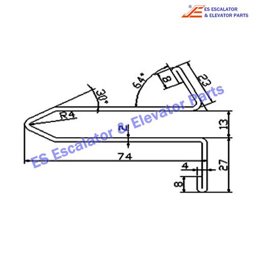 Escalator XAA50M-1 Track Use For XIZI OTIS