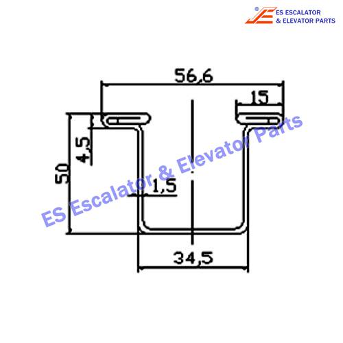 Escalator XAA50CS Track Use For XIZI OTIS