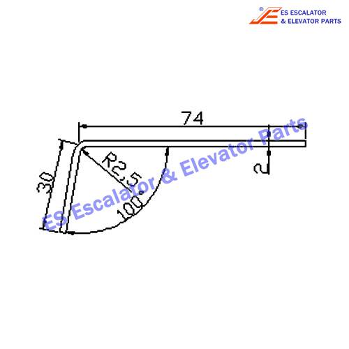 Escalator 2208316 Track Use For KONE