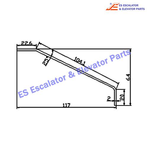 Escalator 1764113 Track Use For KONE