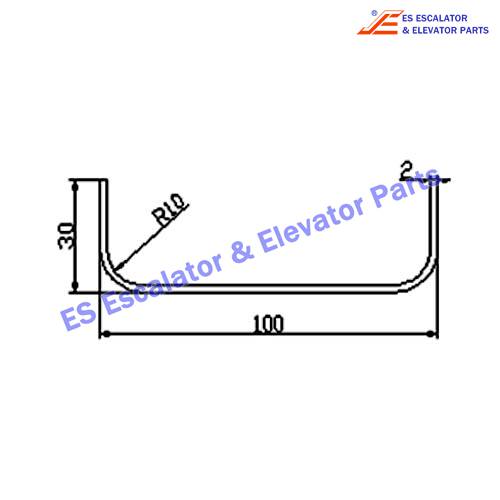 Escalator 17385816 Track Use For Thyssenkrupp