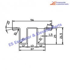 Escalator XAA50A2-53NE8352 Track