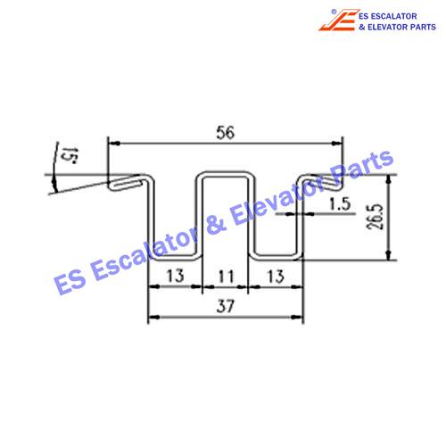 Escalator XAA50A1-8 Track Use For XIZI OTIS
