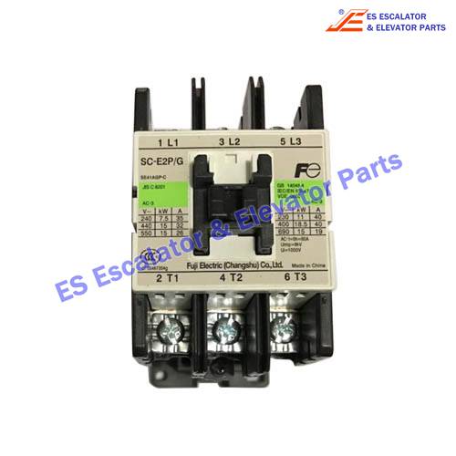 SC-E2P/G Elevator Electric Magnetic Contactor 220VAC Use For Fermator