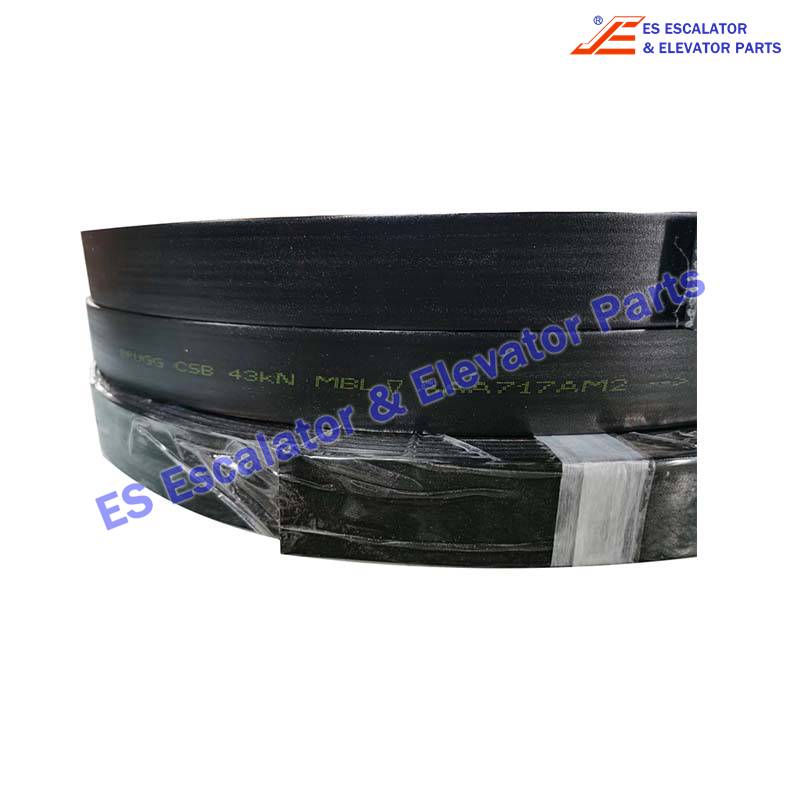 AAA717AM2 Elevator Traction Belt 203M/ Gen2/30X3mm/10 Cores 43KN Use For Otis